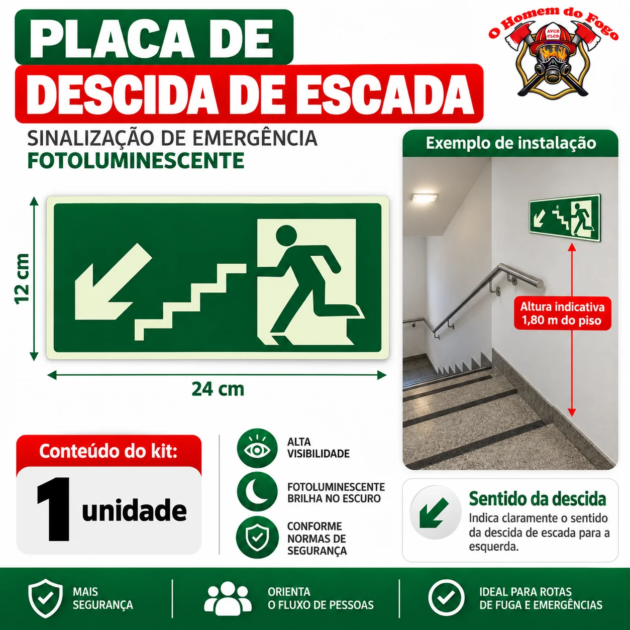 Descida de escada